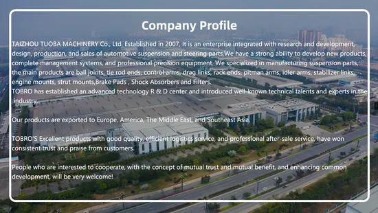 Tobro Suspension Auto Parts Chinese Automotive Parts Ball Joint 40160